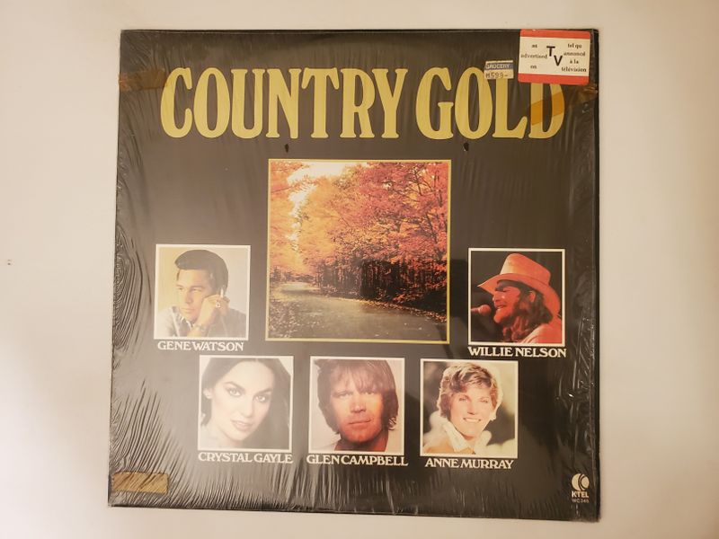 Gene Watson,Willie Nelson,Crystal Gayle,Glen Campbell,Anne Murray Country Gold vinyl record
